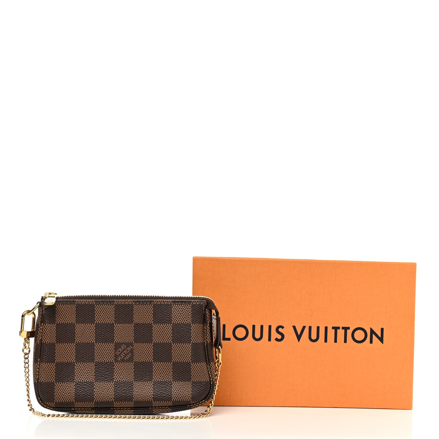 Louis Vuitton Damier Ebene Mini Pochette Accessories 8 of 8