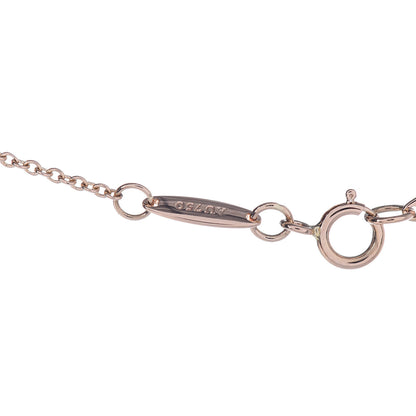 Tiffany 18K Rose Gold Diamond .11ct Elsa Peretti Diamonds by the Yard Pendant Necklace 5 of 8