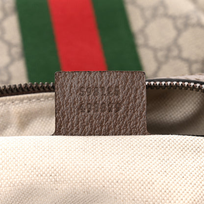 Gucci GG Supreme Monogram Web Small Ophidia Half Moon Hobo Brown 7 of 11
