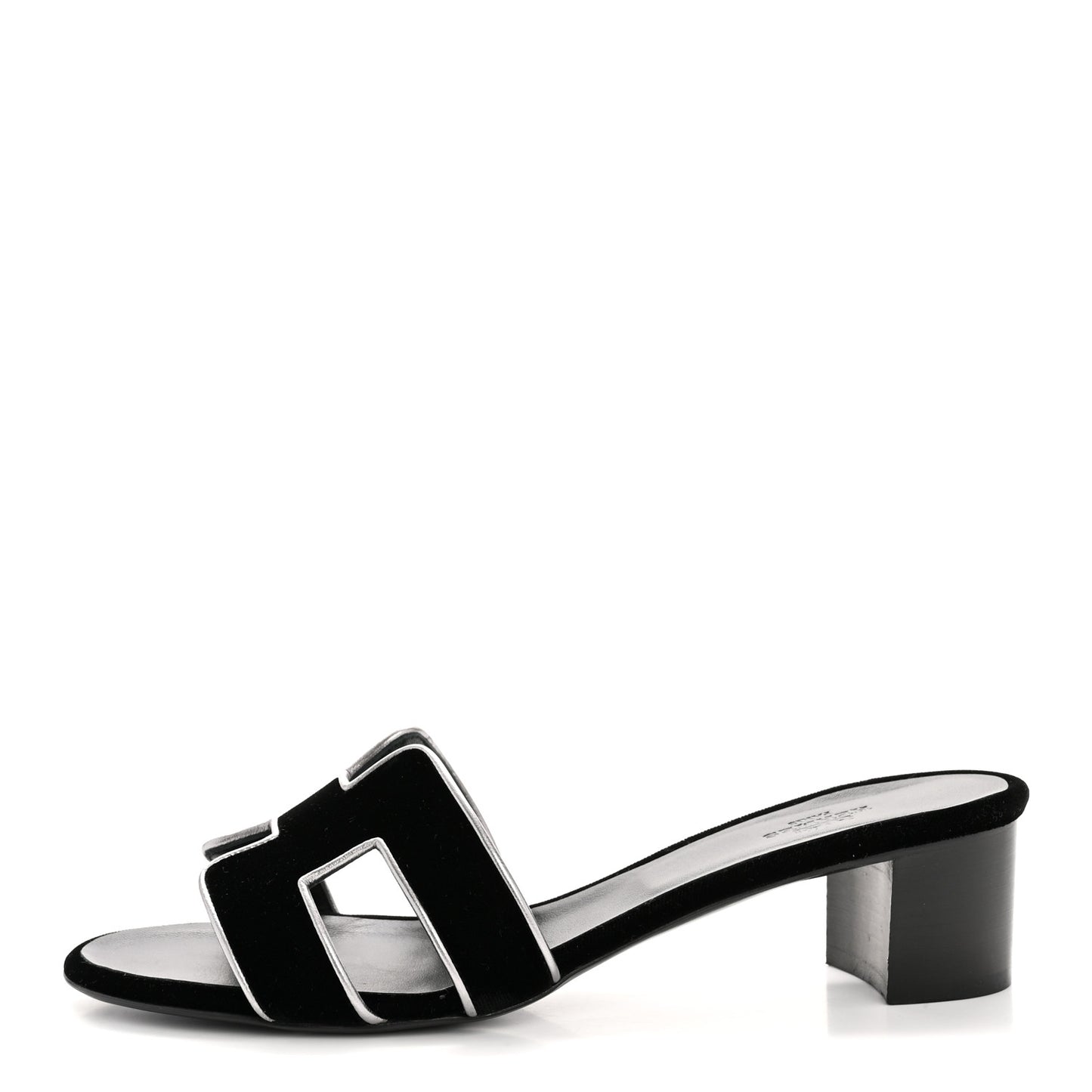 Velvet Nappa Oasis Sandals 39  39 Argent Vieilli