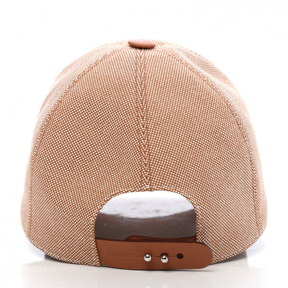 Hermes Swift Cotton Serena Cap 57 Gold 5 of 7