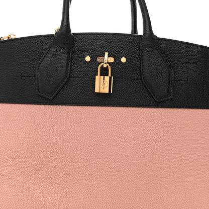 Louis Vuitton Calfskin City Steamer MM Magnolia Black 7 of 11