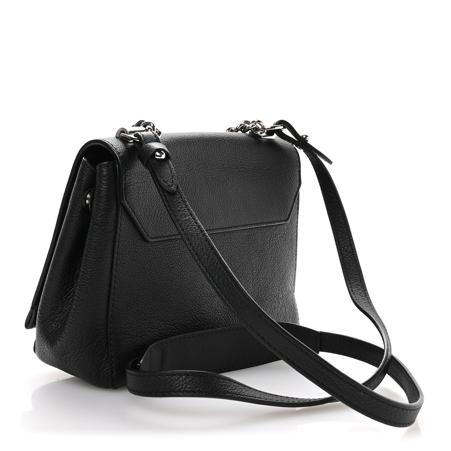 Calfskin Lockme II Chain Bag BB Black