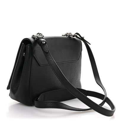 Louis Vuitton Calfskin Lockme II Chain Bag BB Black 3 of 10