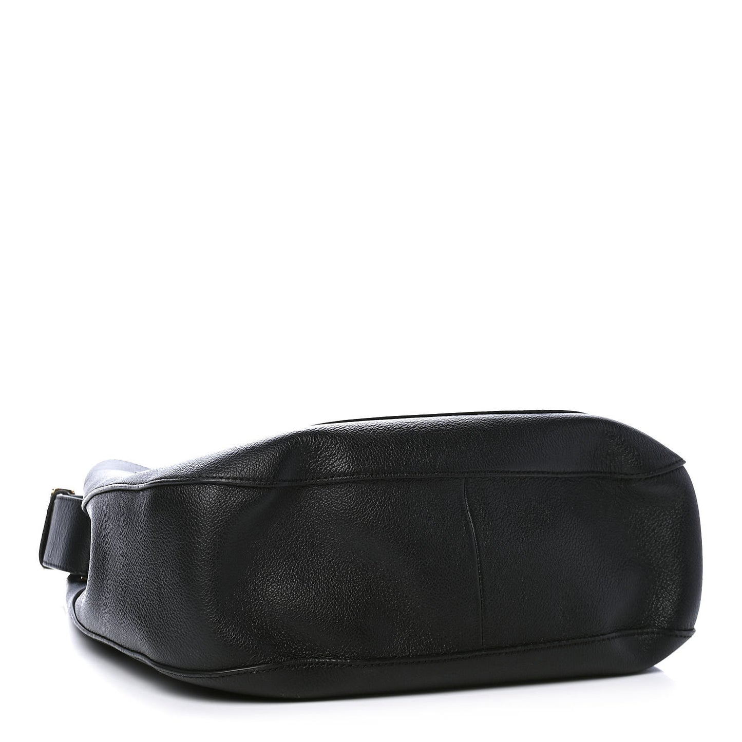 Grainy Calfskin Small Elmstone Hobo Black