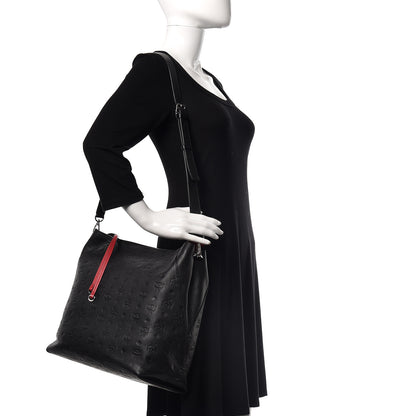 MCM Calfskin Ottomar Large Klara Hobo Black 3 of 10