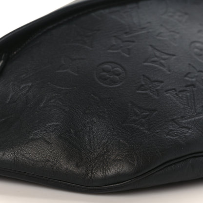Louis Vuitton Calfskin Monogram Shadow Discovery Bumbag Black 7 of 8