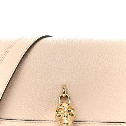 Alexander McQueen Grained Calfskin Padlock Crossbody Bag Nude 8 of 12