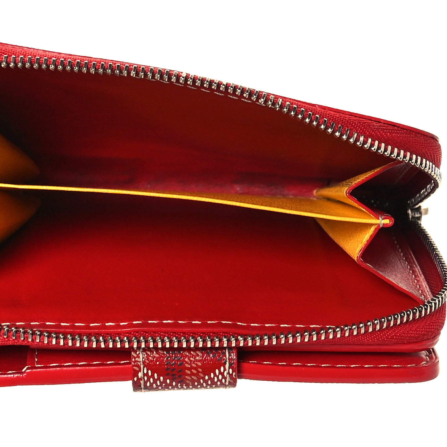 Goyardine Tuileries Wallet Red