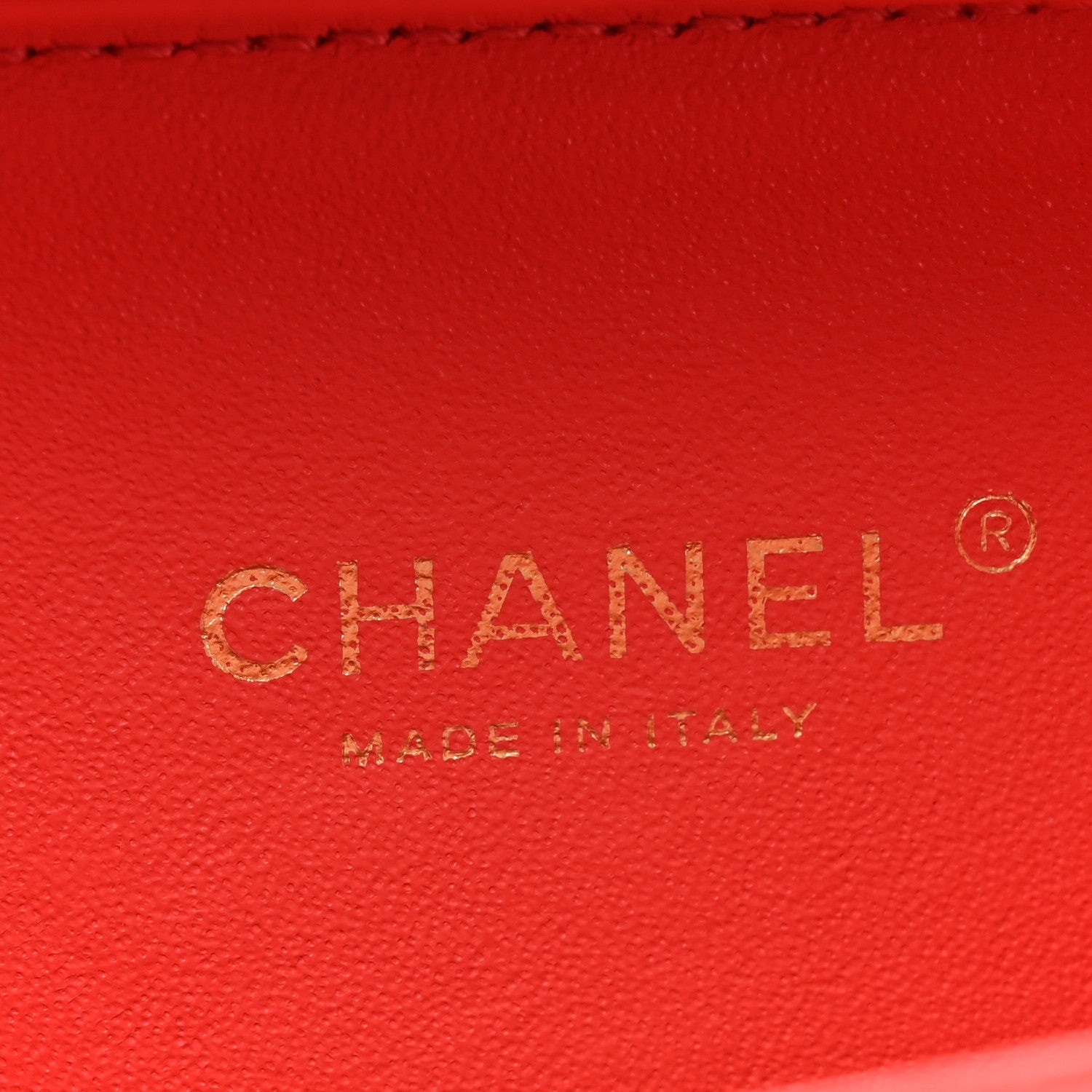 Chanel Caviar Quilted Small CC Filigree Vanity Case Coral 6 of 10