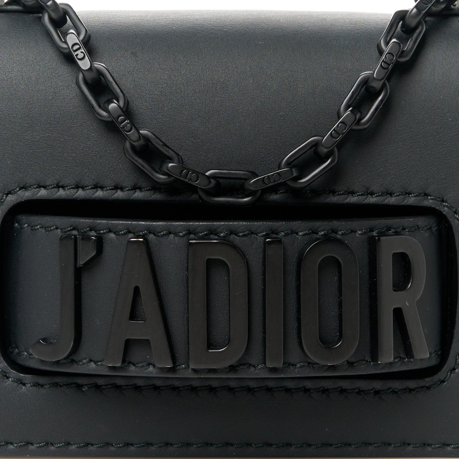 Christian Dior Ultra Matte Calfskin Mini J'Adior Chain Flap Bag Black 8 of 10