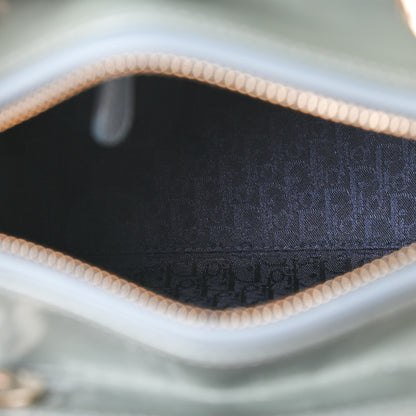 Christian Dior Patent Cannage Medium Lady Dior Blue Alcier 5 of 9
