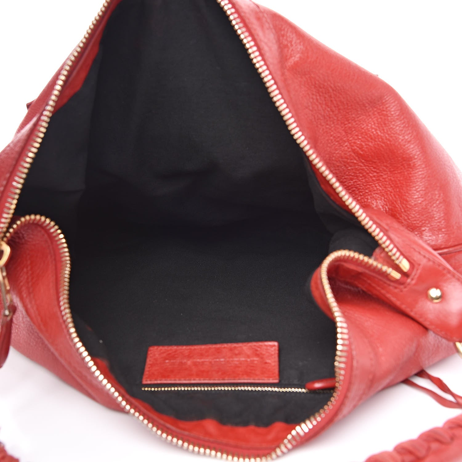 Balenciaga Chevre Giant 21 Gold Hardware Hobo Rouge Vermillon 5 of 16