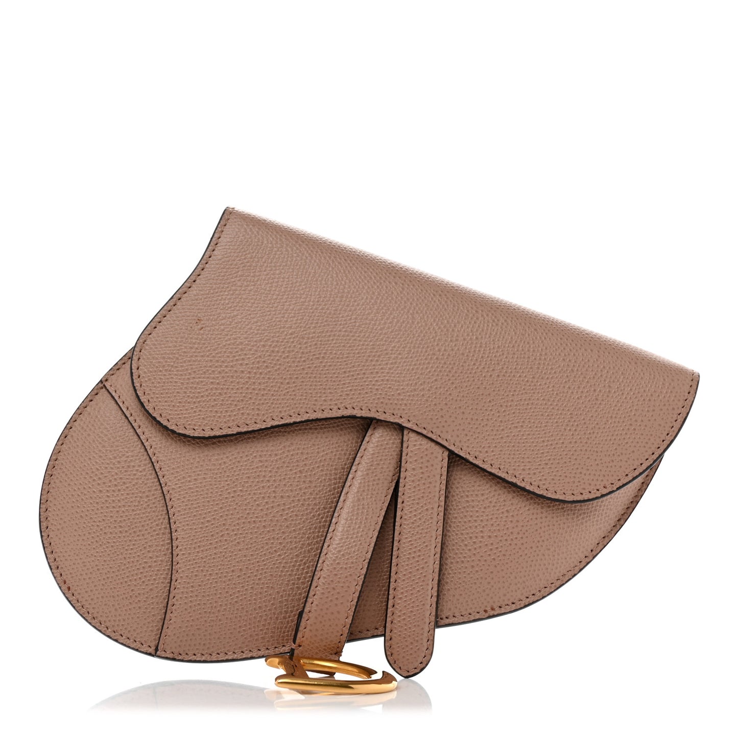 Calfskin Saddle Belt Bag Blush Pink
