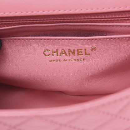 Chanel Aged Calfskin Quilted 2.55 Reissue Mini Flap Pink 5 of 10