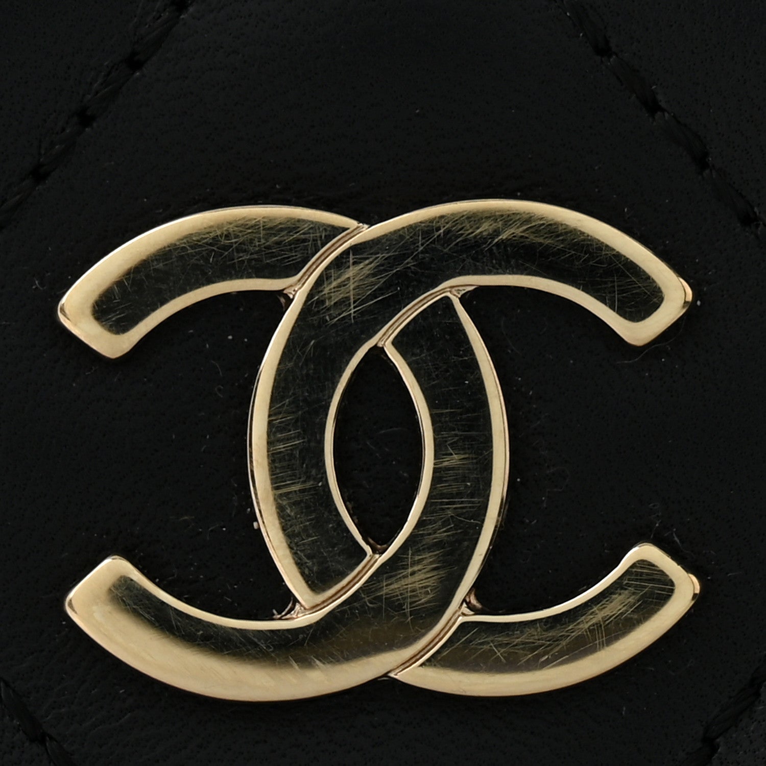 Chanel Lambskin Quilted Shoulder Bag Black Black 13 of 14