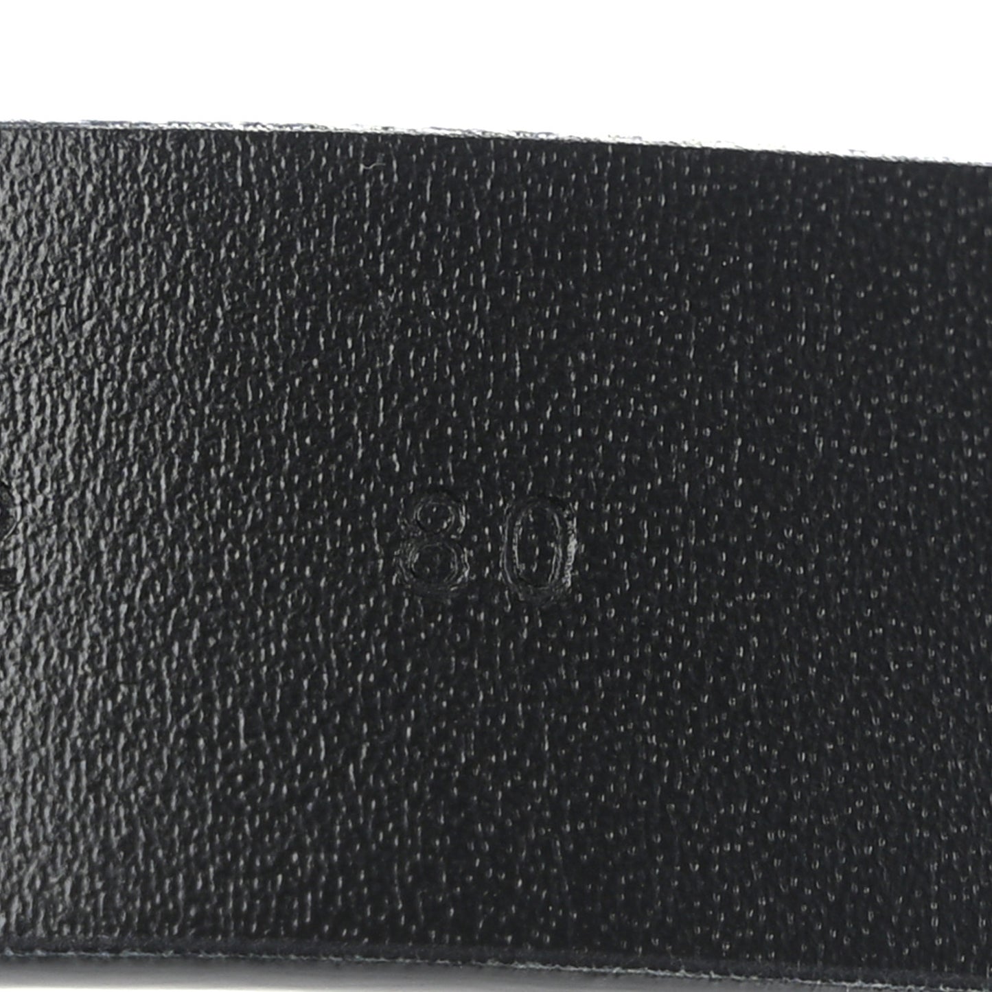 Calfskin Saddle Belt 80 Black