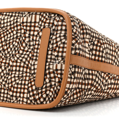 MCM Visetos Large Liz Reversible Shopper Tote Cognac 14 of 19