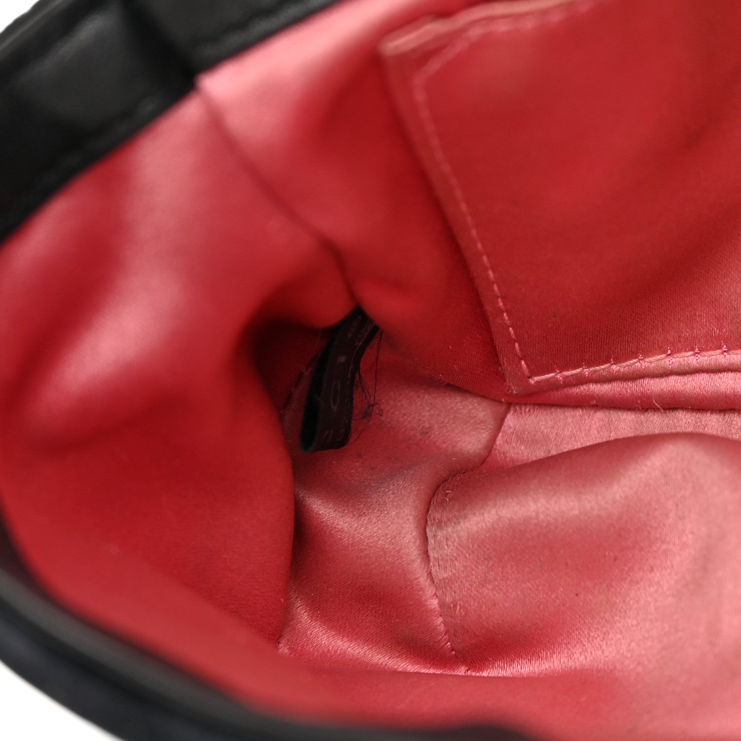 Gucci Velvet Matelasse Mini GG Marmont Shoulder Bag Black 13 of 25