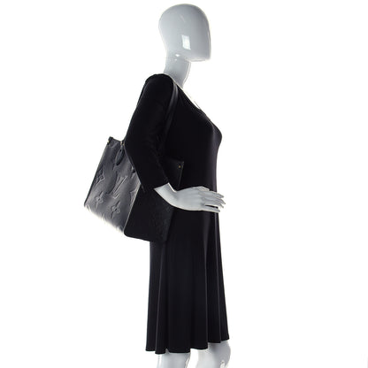 Louis Vuitton Empreinte Monogram Giant Onthego MM Black 2 of 9