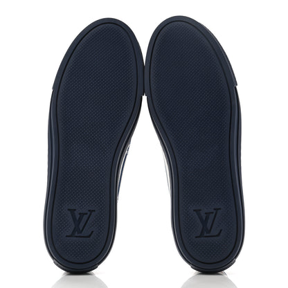 Louis Vuitton Canvas Escale Stellar Sneakers 37.5 Blue 5 of 8