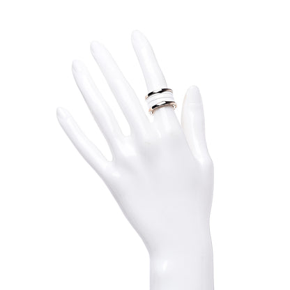 Bulgari 18K Rose Gold White Ceramic B.Zero1 Four-Band Ring 49 4.75 2 of 6