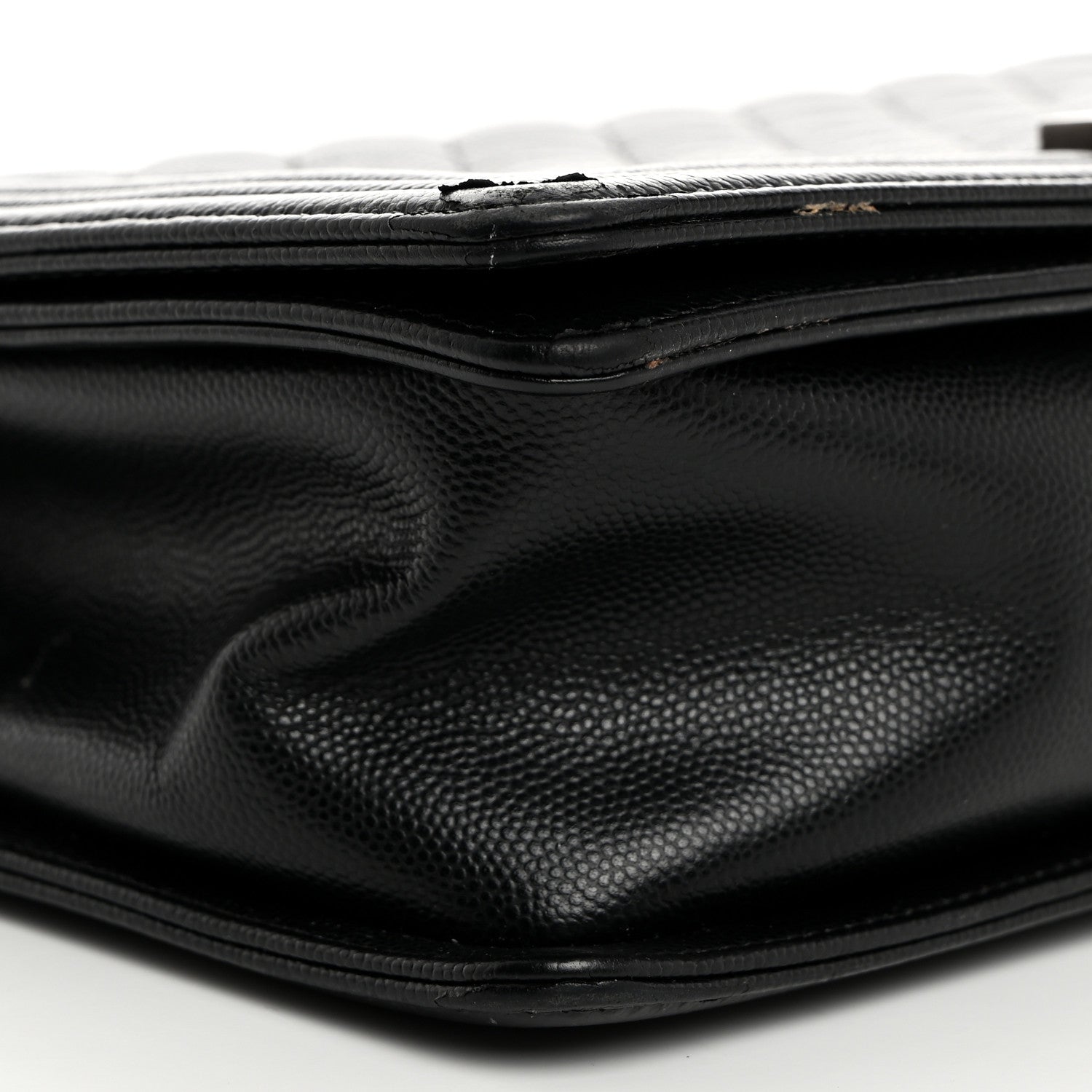 Chanel Caviar Quilted New Medium Boy Flap Black 9 of 12