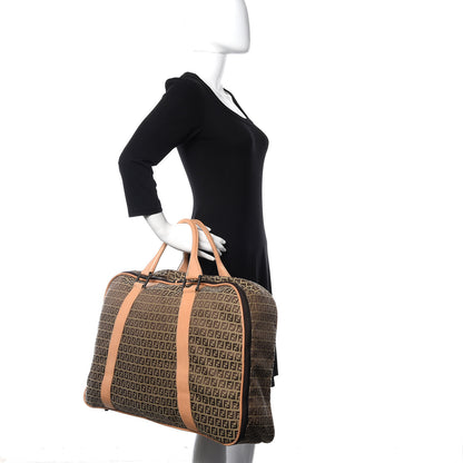 Fendi Zucchino Large Travel Bag Tan 2 of 21