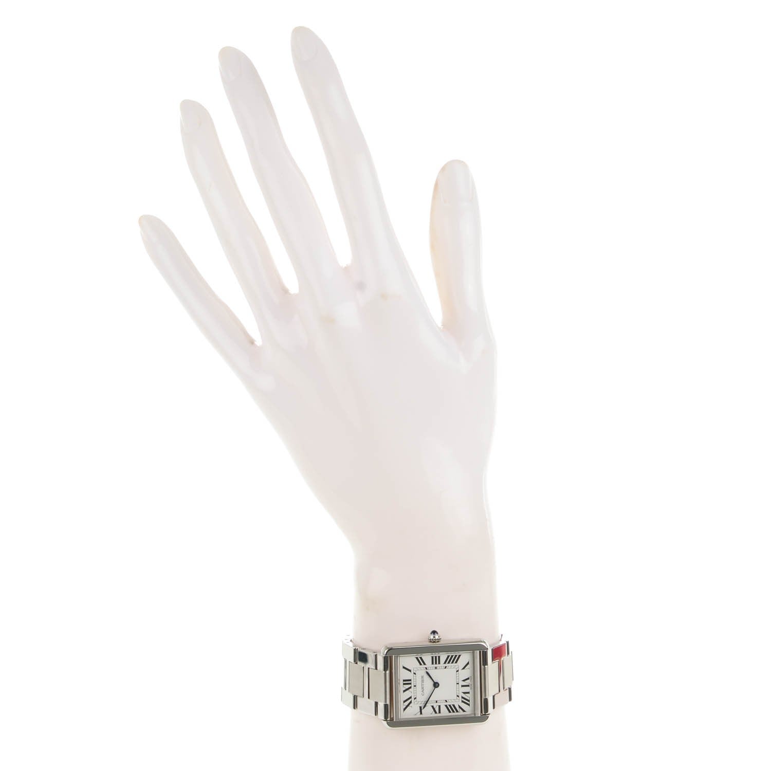 Cartier Stainless Steel 27mm Tank Solo Quartz Watch 2 of 7