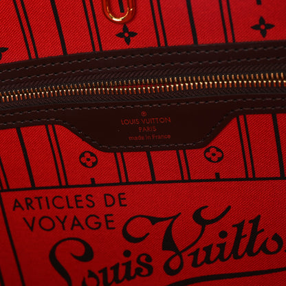 Louis Vuitton Damier Ebene Neverfull MM 5 of 9