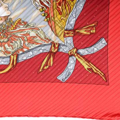 Hermes Silk Plisse Pythagore Scarf 90 4 of 7