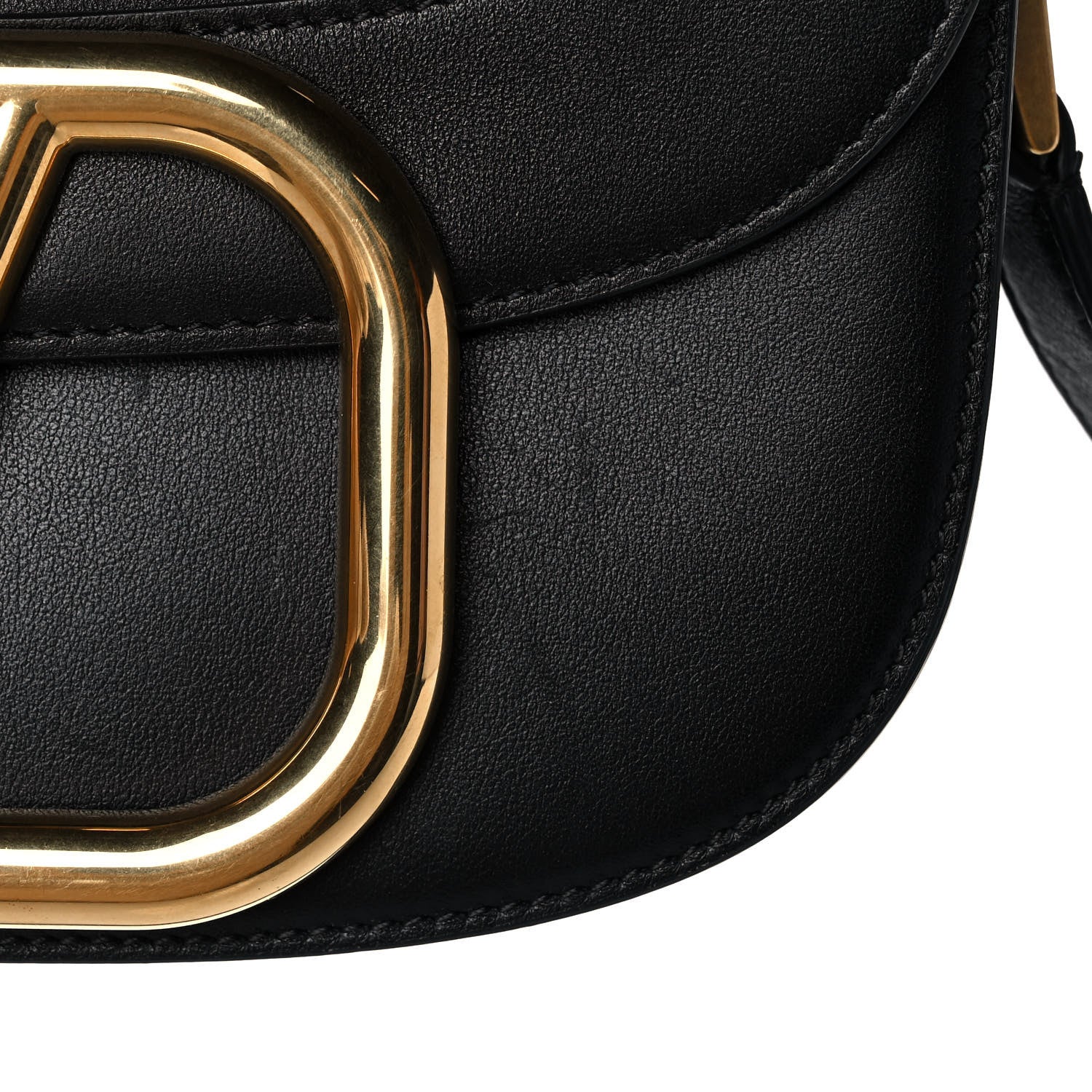 Valentino Garavani Smooth Calfskin Supervee Shoulder Bag Black 10 of 16