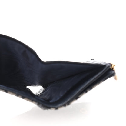 Christian Dior Oblique Saddle Lotus Wallet Blue 5 of 10