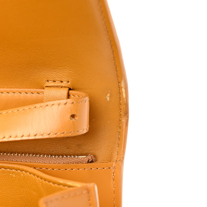 Celine Smooth Calfskin Medium Classic Box Flap Bag Daffodil 17 of 18