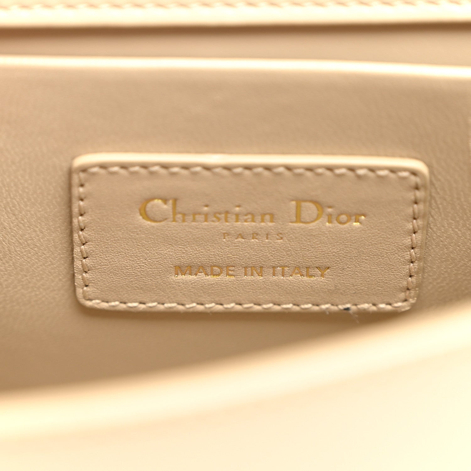 Christian Dior Smooth Calfskin 30 Montaigne Flap Bag Beige 6 of 9