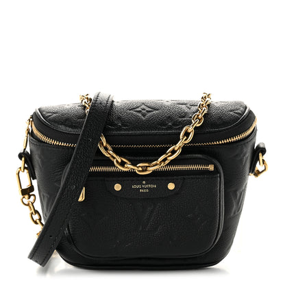 Louis Vuitton Empreinte Mini Bumbag Black 1 of 9