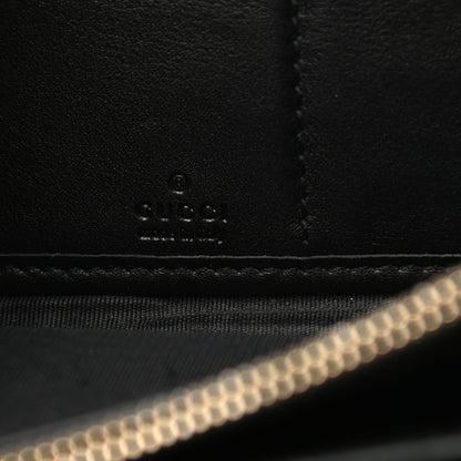 Gucci Guccissima Signature Microguccissima Bree Zip Around Wallet Black 7 of 8