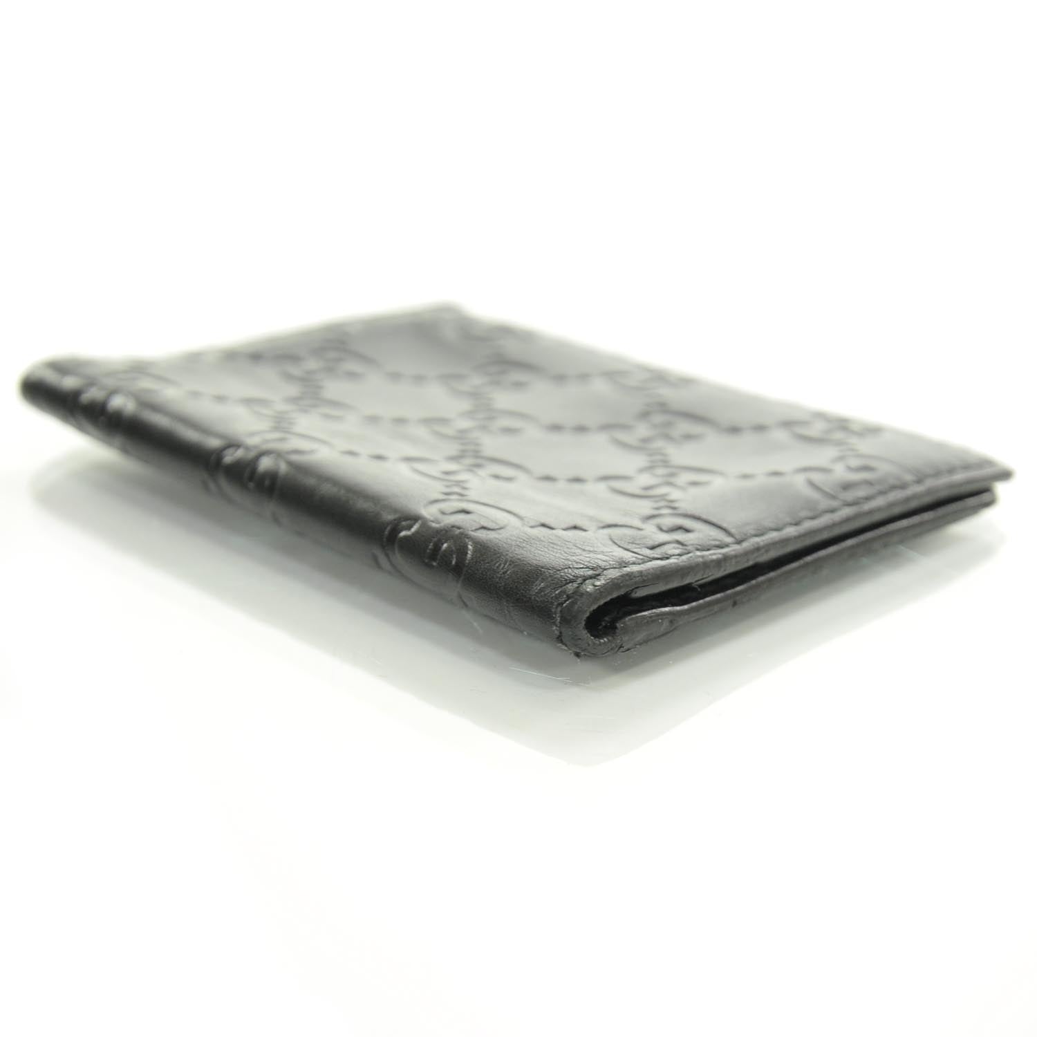 Gucci Guccissima Travel Case Wallet Black 5 of 8