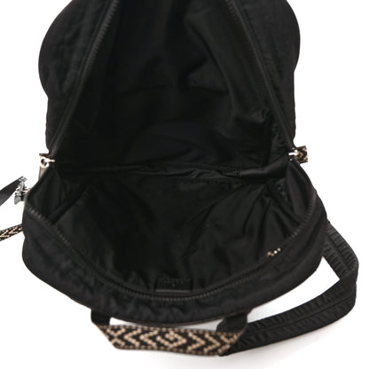 Gucci Nylon Twill 80s Logo Patch Backpack Black 6 of 11