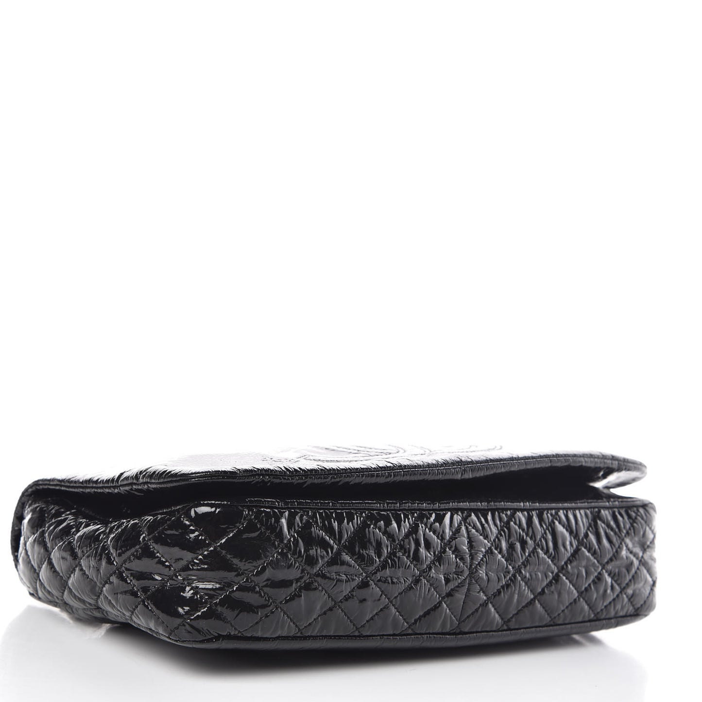 Vinyl Medium Rock and Chain Flap Black