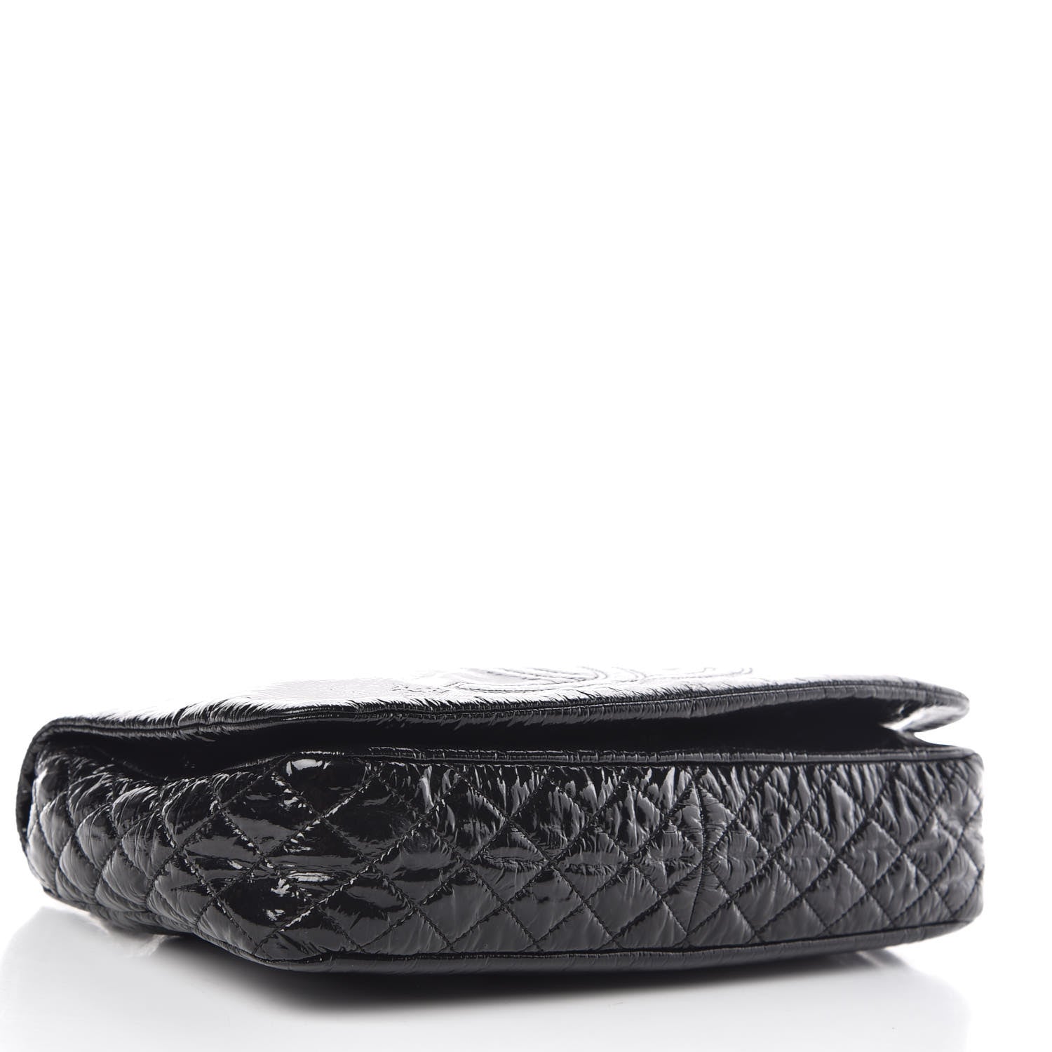 Chanel Vinyl Medium Rock and Chain Flap Black 4 of 13