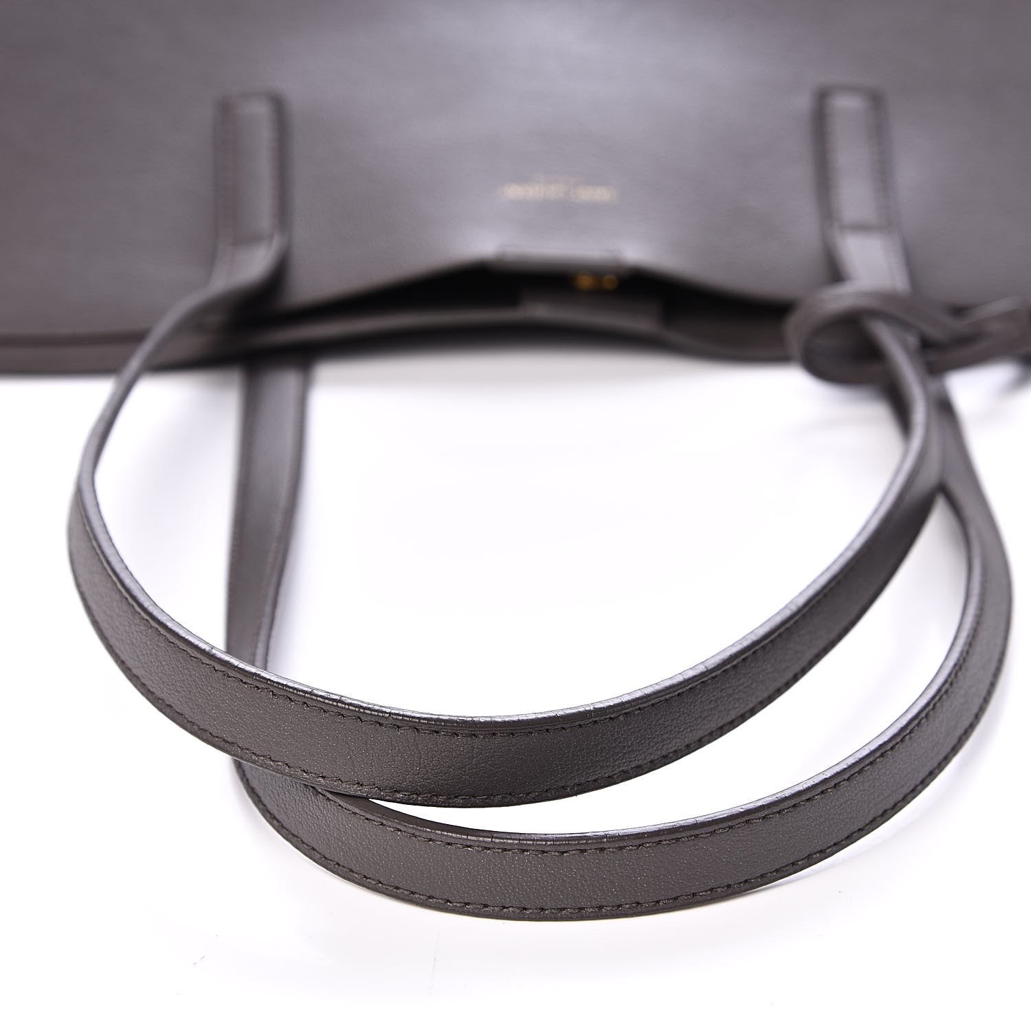 Saint Laurent Calfskin Large Shopping Tote Earth 10 of 15