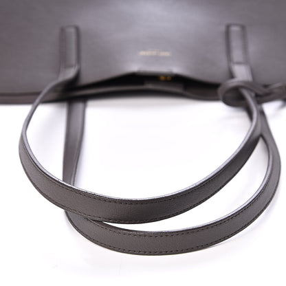 Saint Laurent Calfskin Large Shopping Tote Earth 10 of 15