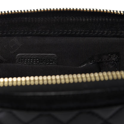Burberry Nappa Suede Quilted Animal Clutch Black 8 of 8
