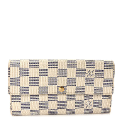 Louis Vuitton Damier Azur Sarah Wallet 1 of 6