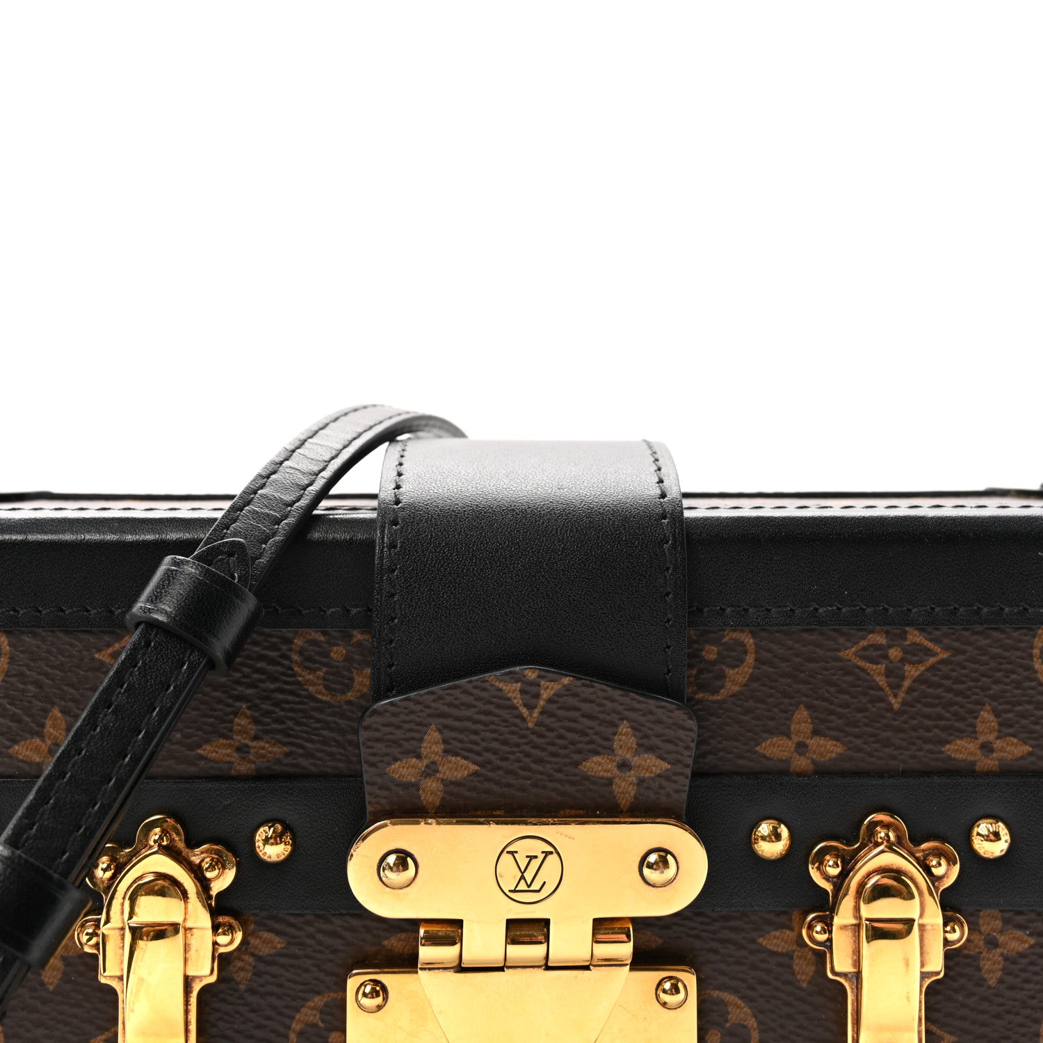 Louis Vuitton Monogram Petite Malle Black 7 of 9