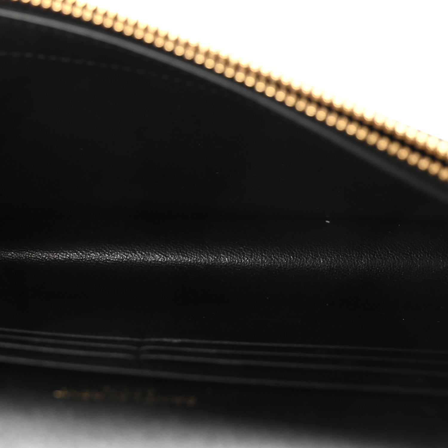 Saint Laurent Smooth Calfskin Classic Monogram Kate Tassel Chain Wallet Black 5 of 10