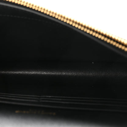 Saint Laurent Smooth Calfskin Classic Monogram Kate Tassel Chain Wallet Black 5 of 10