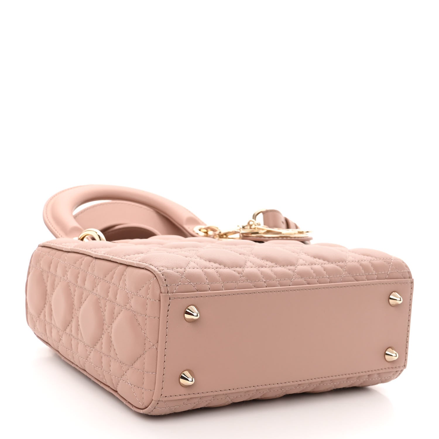 Christian Dior Lambskin Cannage Small My ABCDior Lady Dior Fard 4 of 10