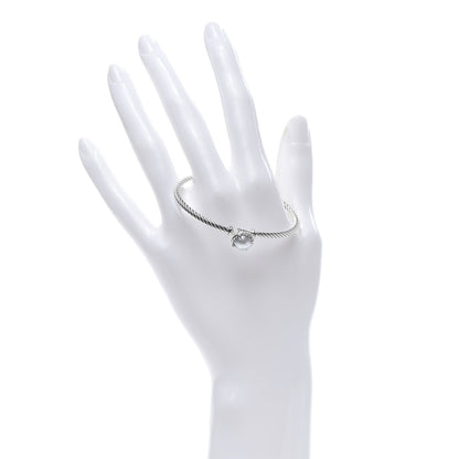 David Yurman Sterling Silver Pearl 3mm Chatelaine Bracelet 2 of 4